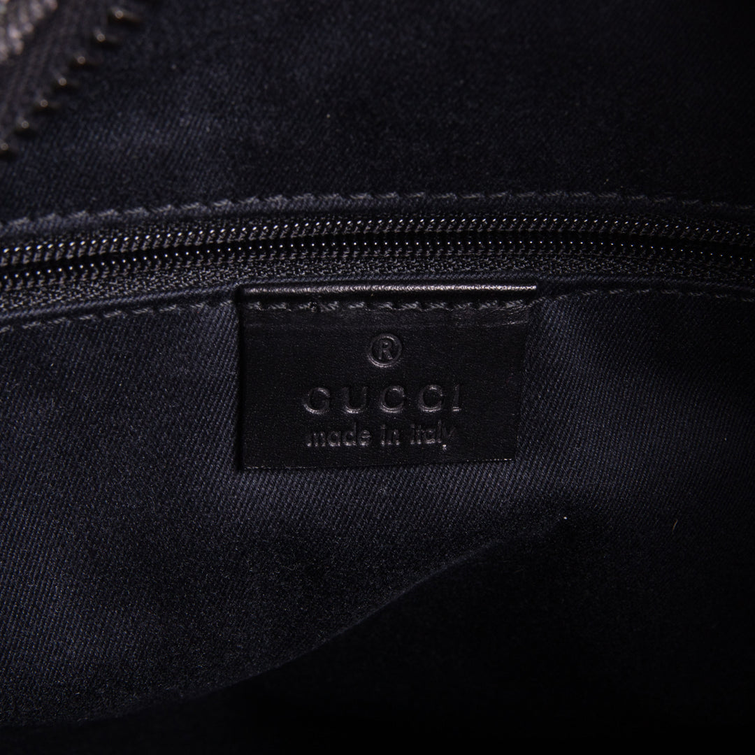 GUCCI GG Denim Large Hobo