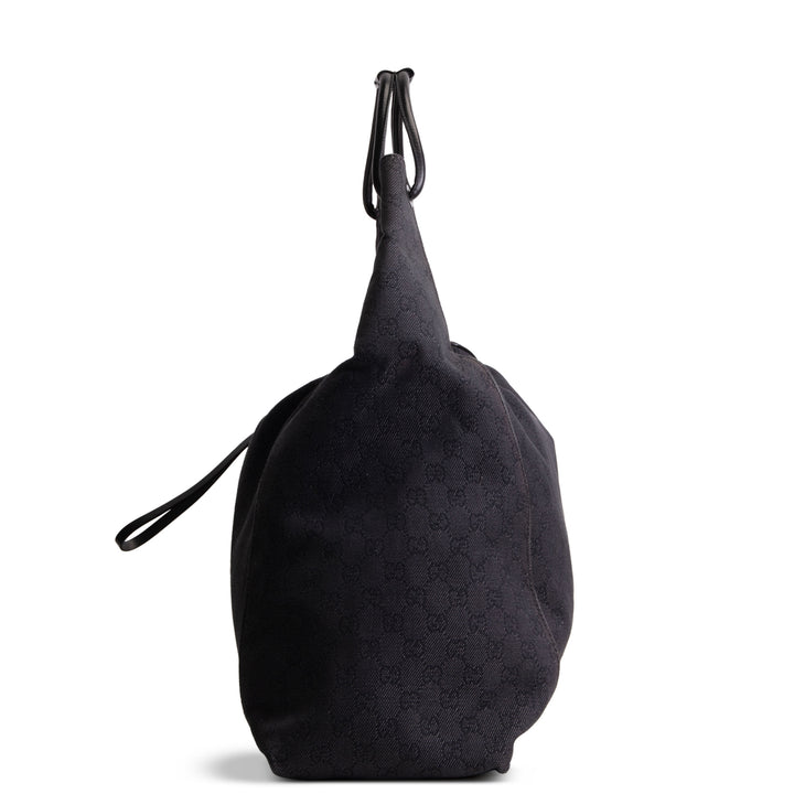 GUCCI GG Denim Large Hobo