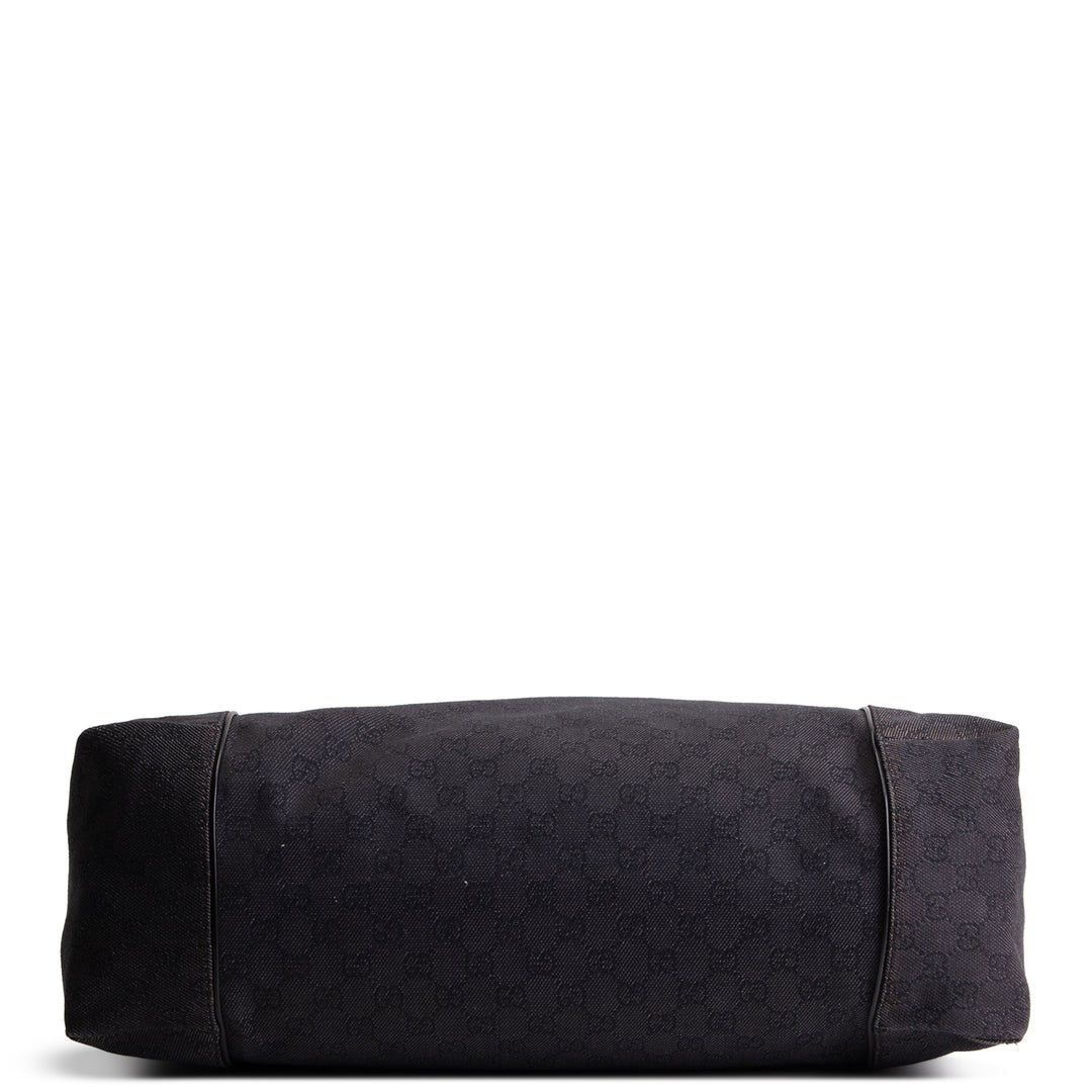 GUCCI GG Denim Large Hobo