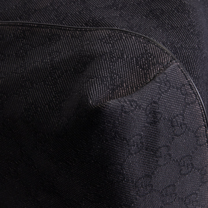GUCCI GG Denim Large Hobo