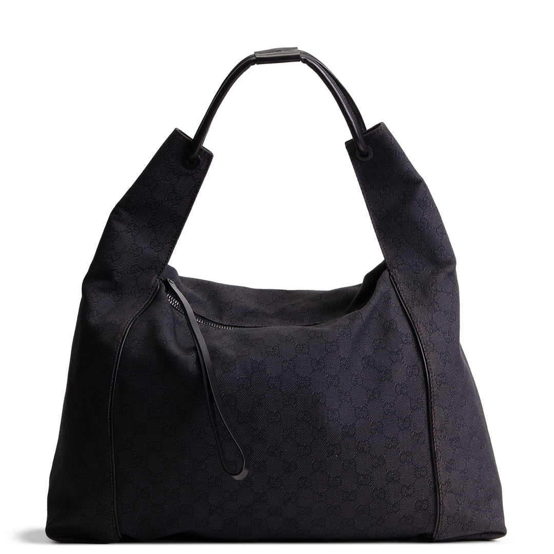GUCCI GG Denim Large Hobo