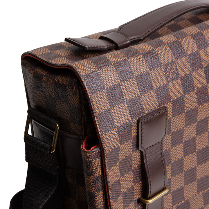 LOUIS VUITTON Damier Ebene Broadway Messenger Bag MM
