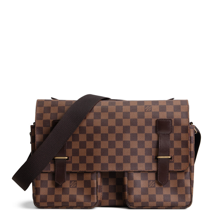 LOUIS VUITTON Damier Ebene Broadway Messenger Bag MM