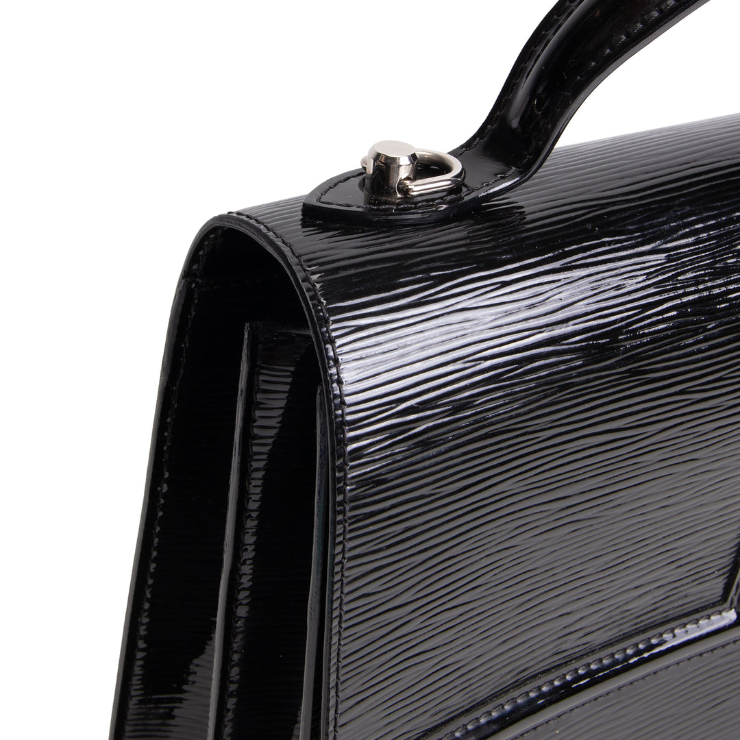 LOUIS VUITTON Epi Electric Sevigne Satchel GM - Black
