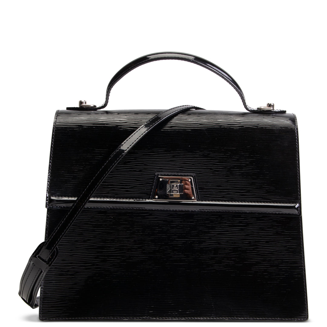 LOUIS VUITTON Epi Electric Sevigne Satchel GM - Black