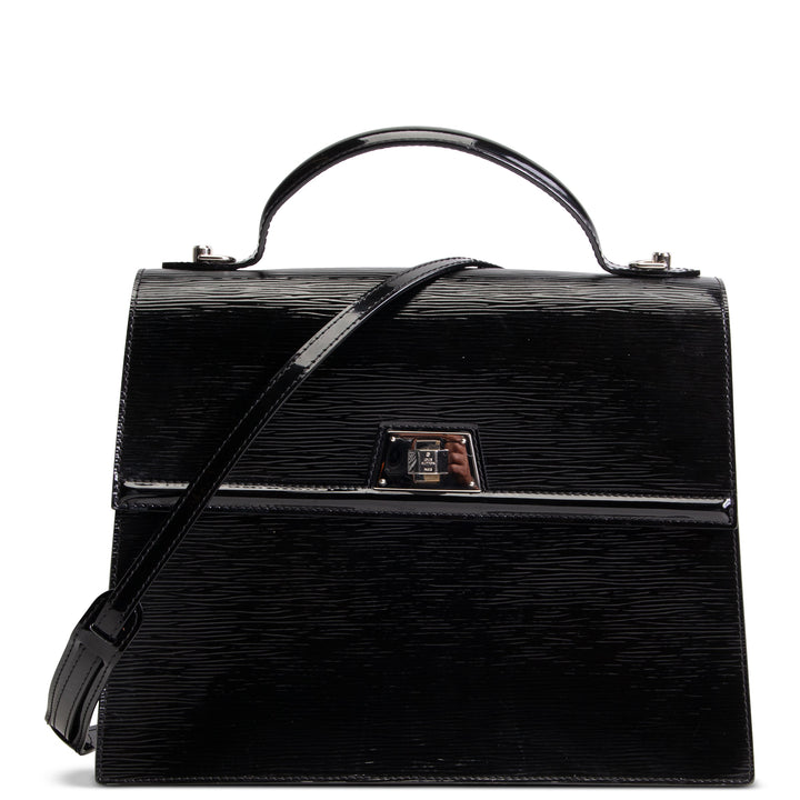 LOUIS VUITTON Epi Electric Sevigne Satchel GM - Black