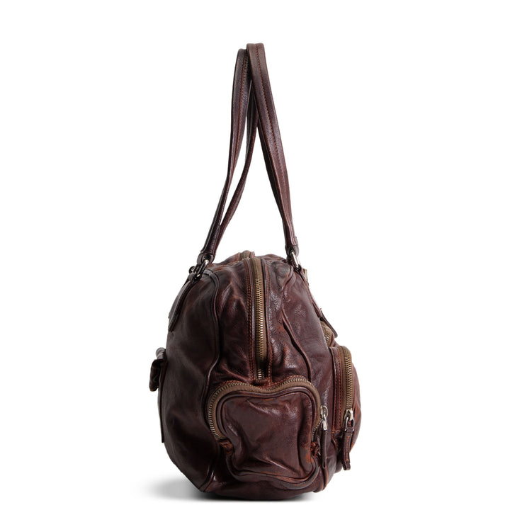 PRADA Washed Bouletto Bag OUTLET FINAL SALE