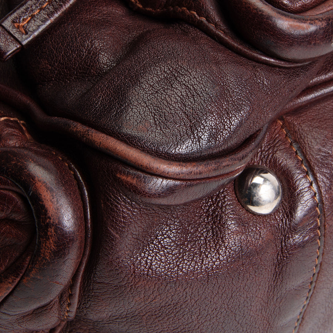 PRADA Washed Bouletto Bag OUTLET FINAL SALE