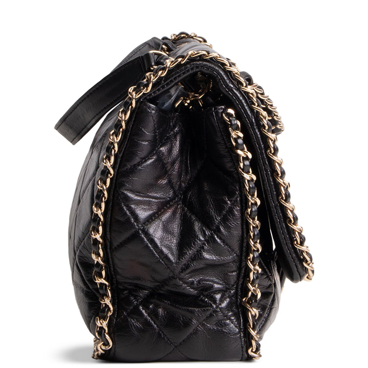 CHANEL Running Chain Flap Bag