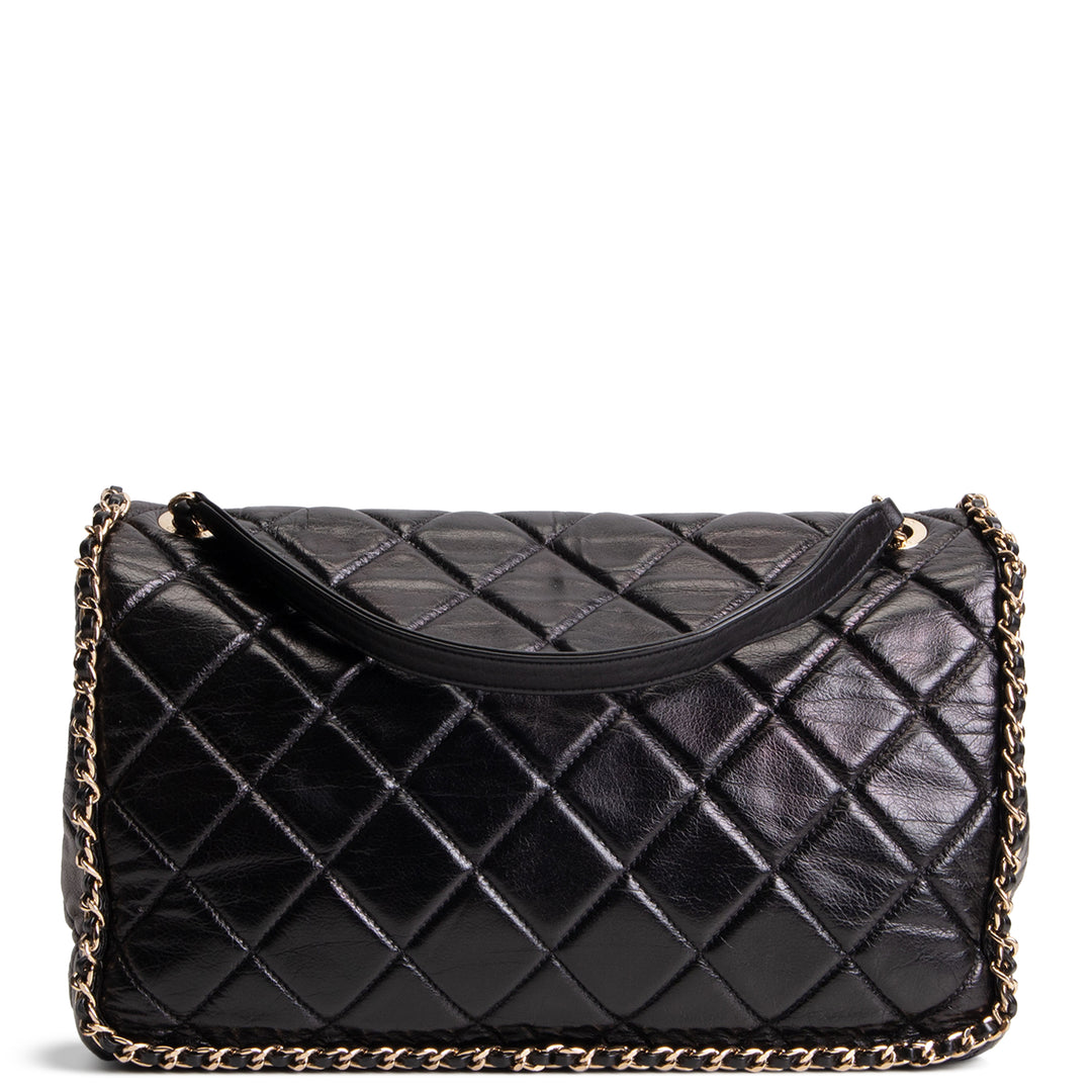 CHANEL Running Chain Flap Bag