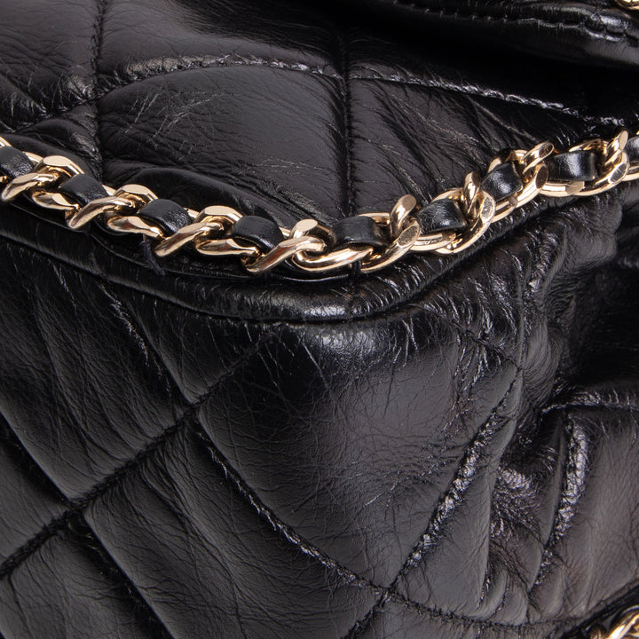 CHANEL Running Chain Flap Bag