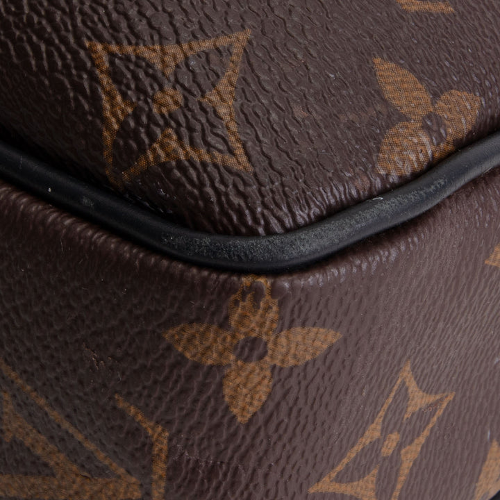 LOUIS VUITTON Monogram Macassar Porte-Document Voyage PM