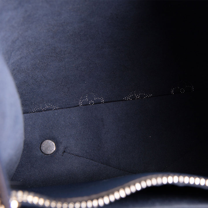 LOUIS VUITTON Monogram Mahina Muria Bucket Bag - Navy