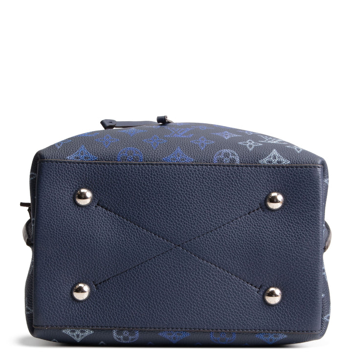 LOUIS VUITTON Monogram Mahina Muria Bucket Bag - Navy