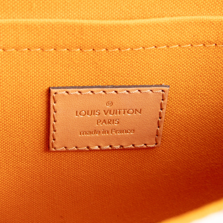 LOUIS VUITTON Damier Azur Braided Croisette Rose