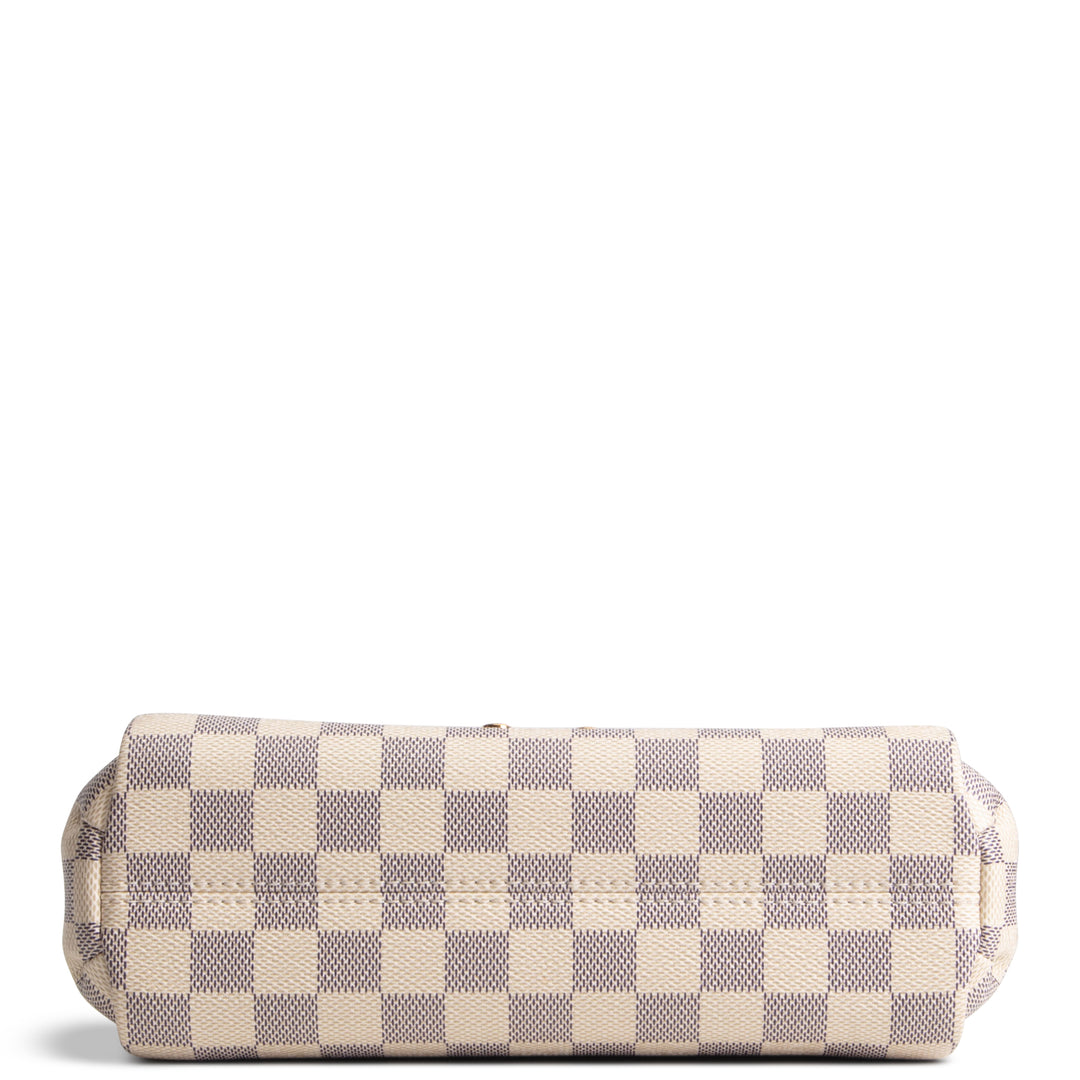 LOUIS VUITTON Damier Azur Braided Croisette Rose