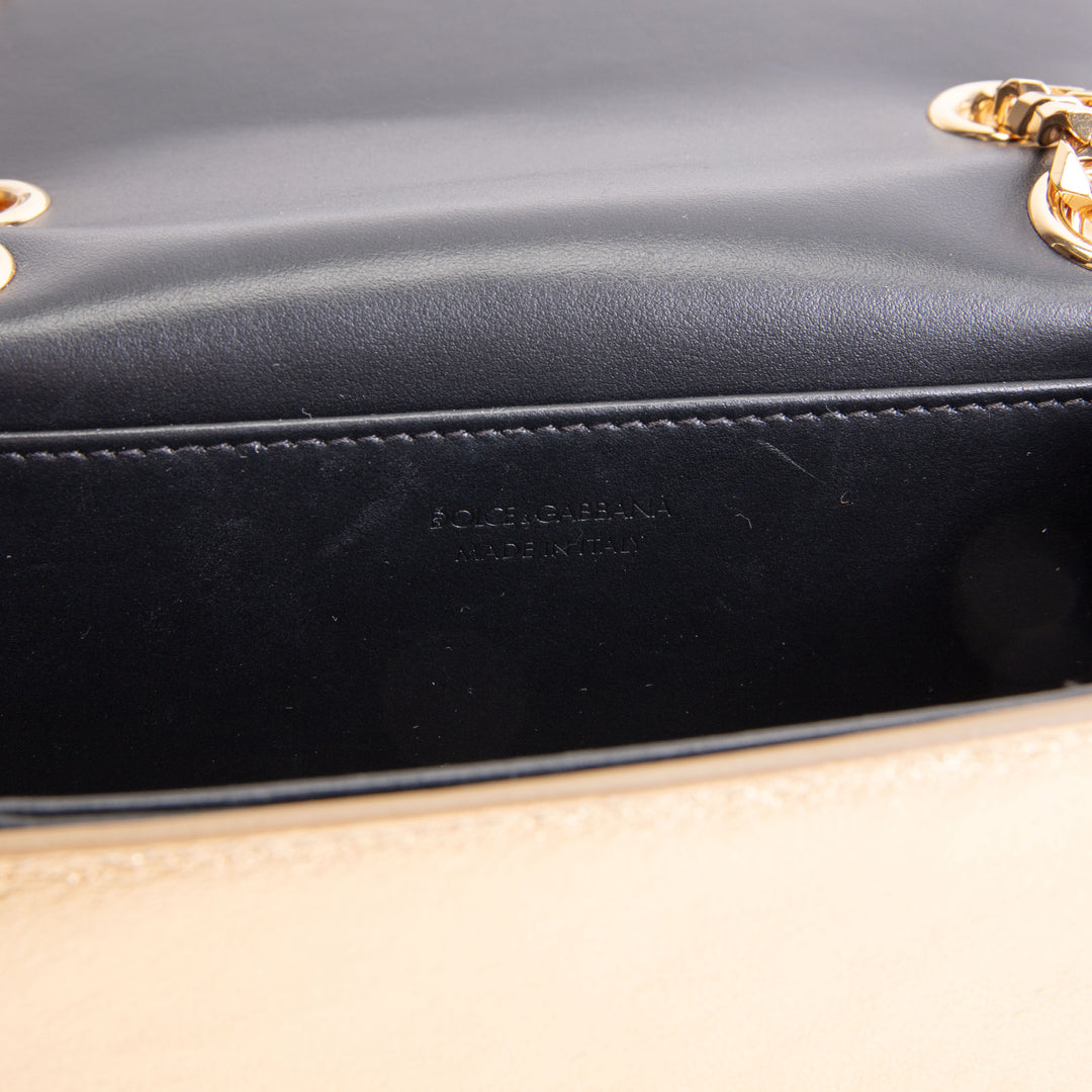 DOLCE & GABANNA DG Millennial Crossbody - Gold