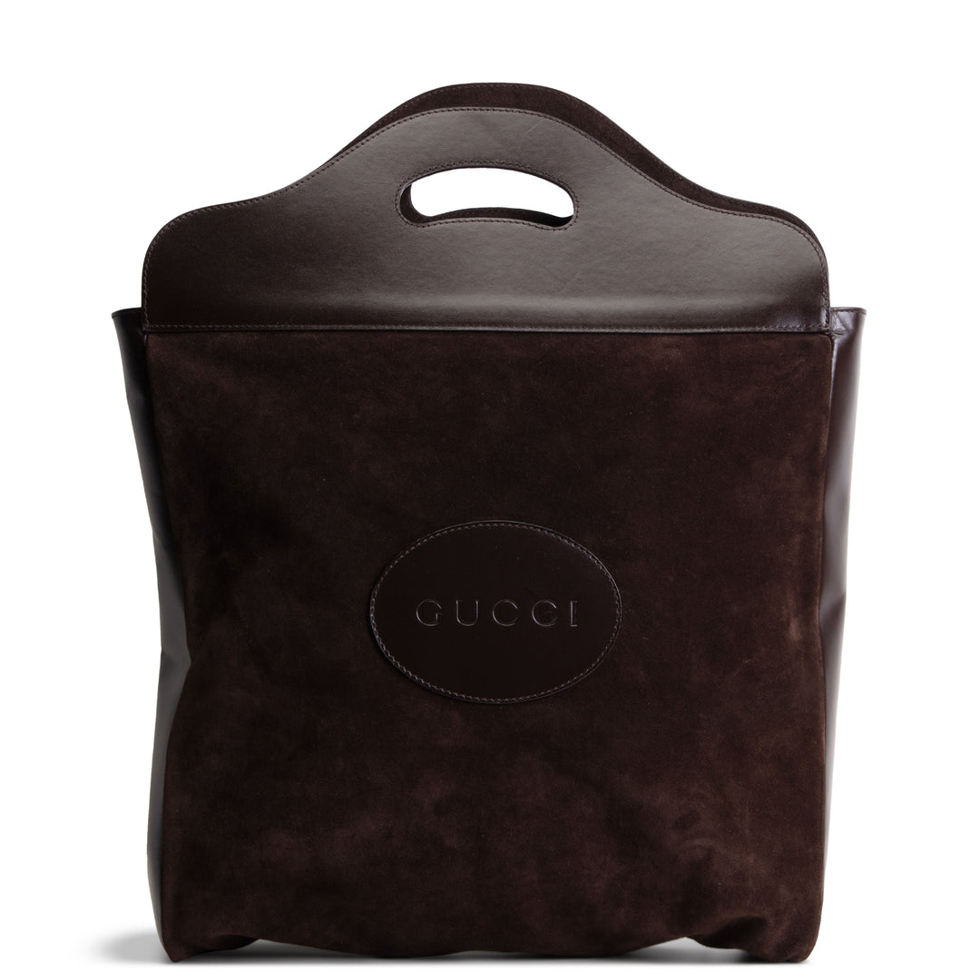 GUCCI Vintage Suede Tote