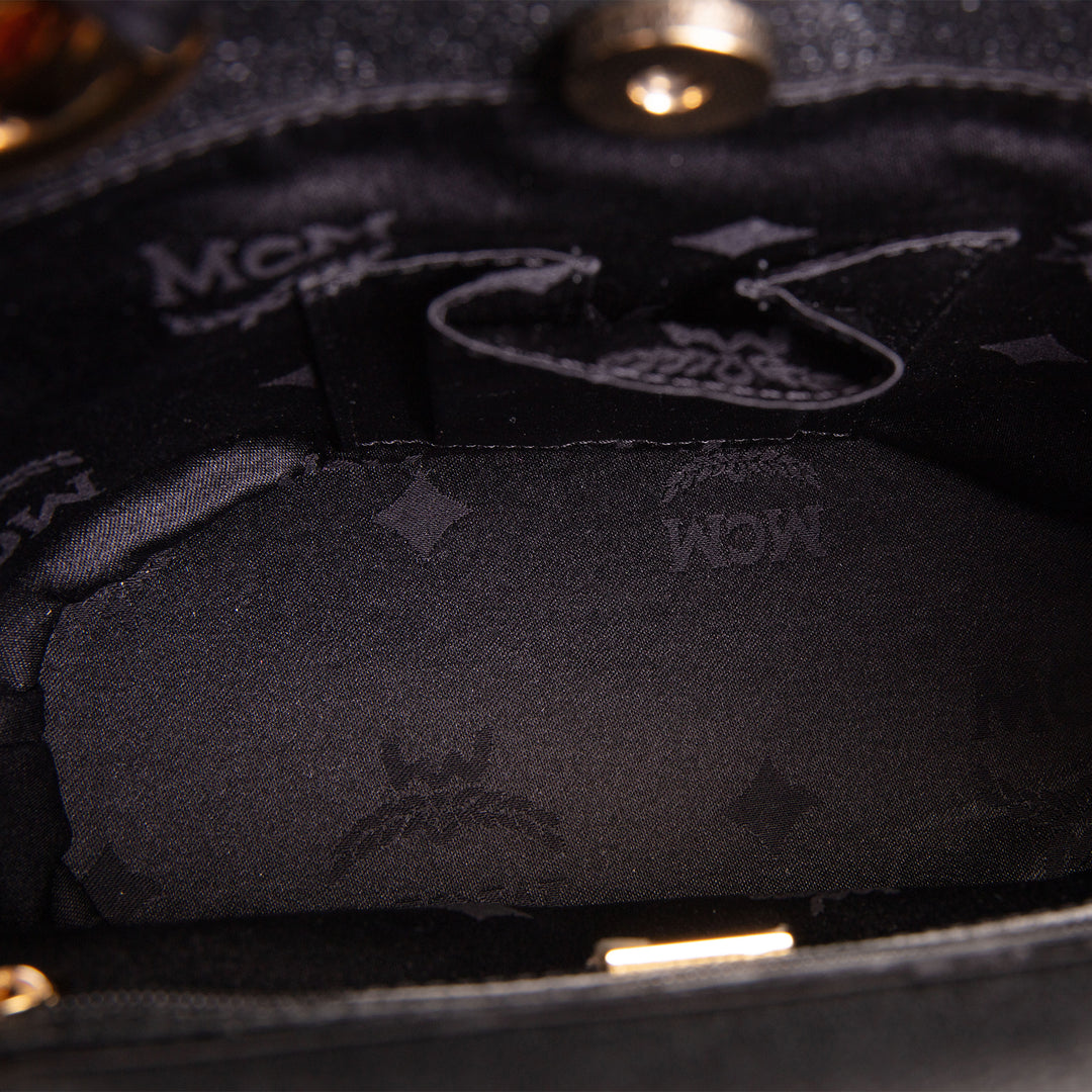MCM Top Handle Bucket Bag - Leather