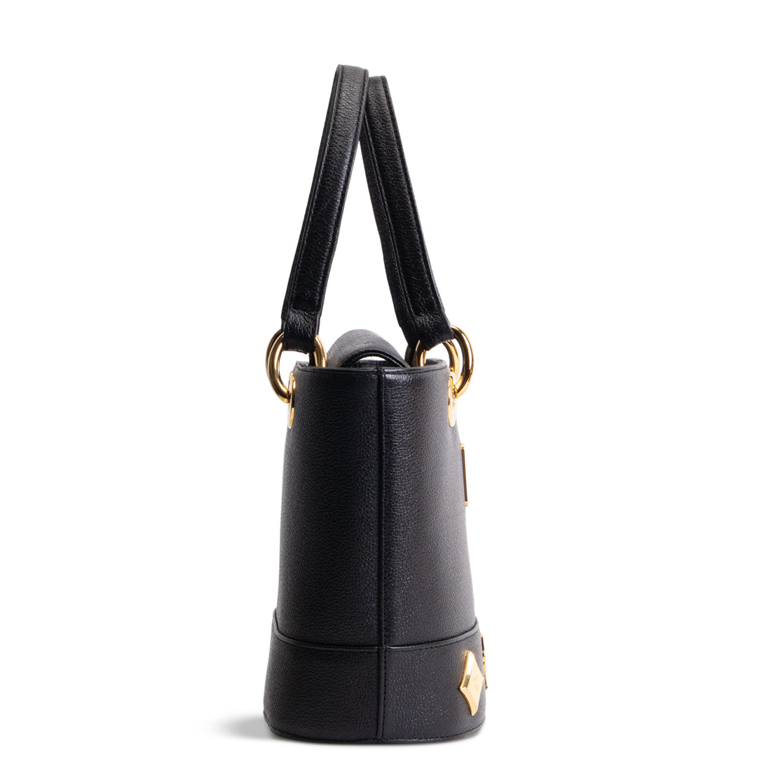 MCM Top Handle Bucket Bag - Leather