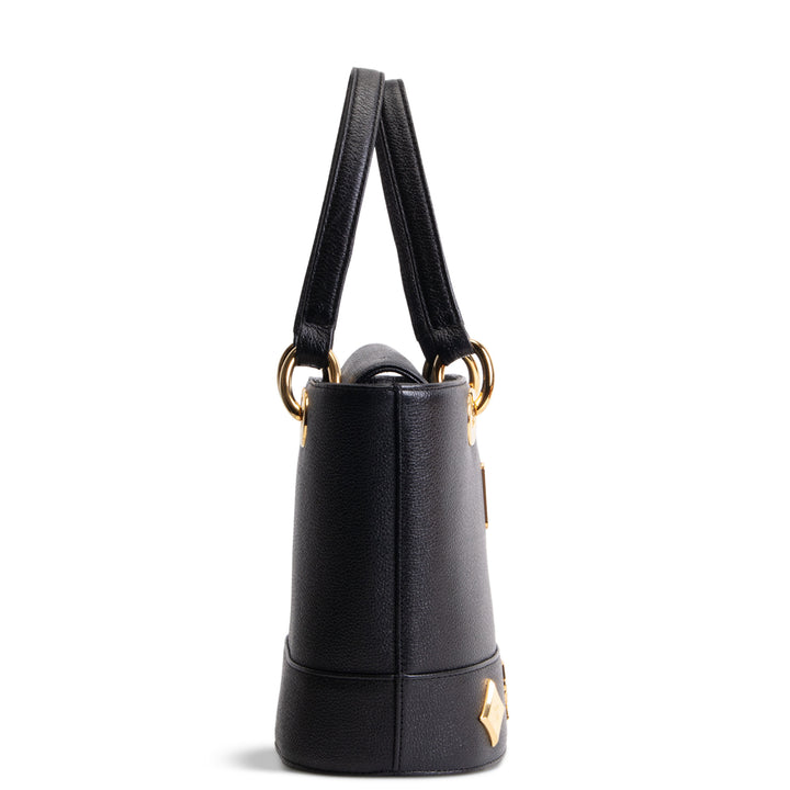 MCM Top Handle Bucket Bag - Leather