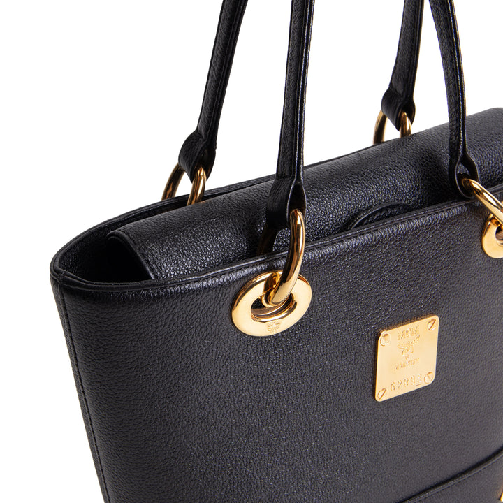 MCM Top Handle Bucket Bag - Leather