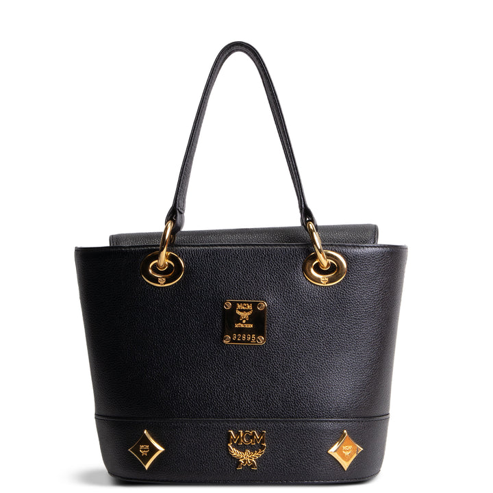 MCM Top Handle Bucket Bag - Leather