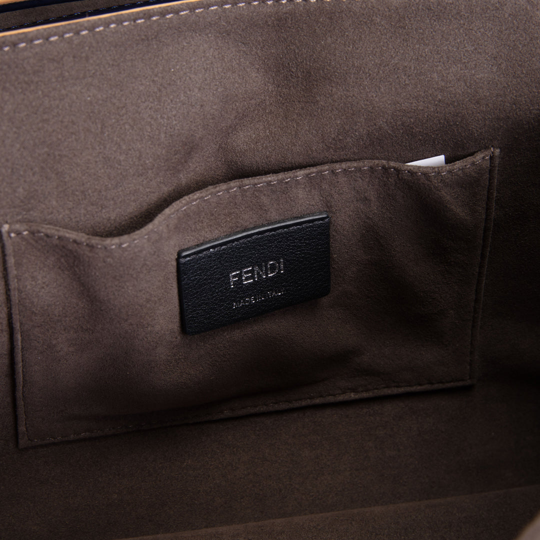 FENDI Kan Scalloped Tote Bag