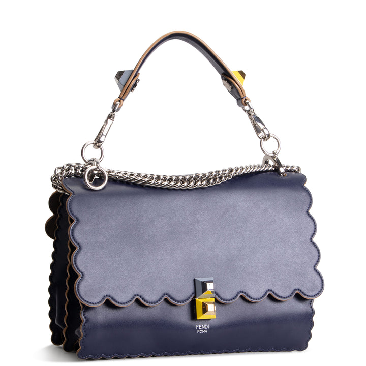 FENDI Kan Scalloped Tote Bag