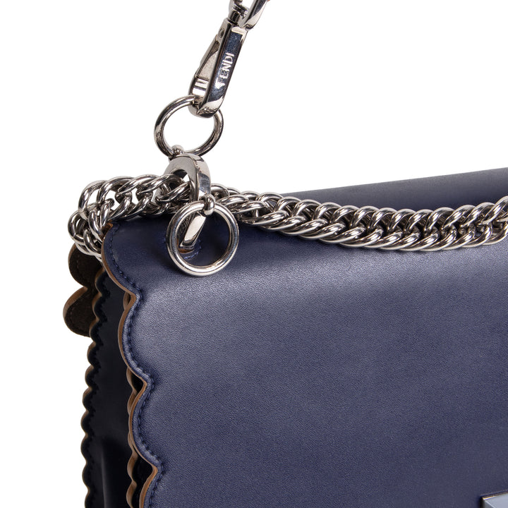 FENDI Kan Scalloped Tote Bag