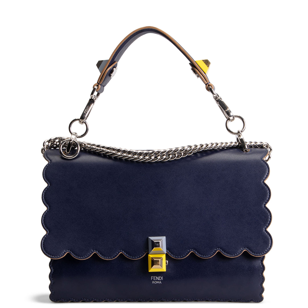 FENDI Kan Scalloped Tote Bag