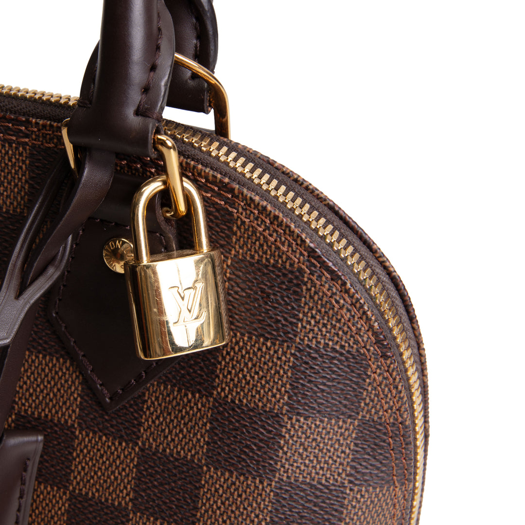 LOUIS VUITTON Alma BB Damier Ebene