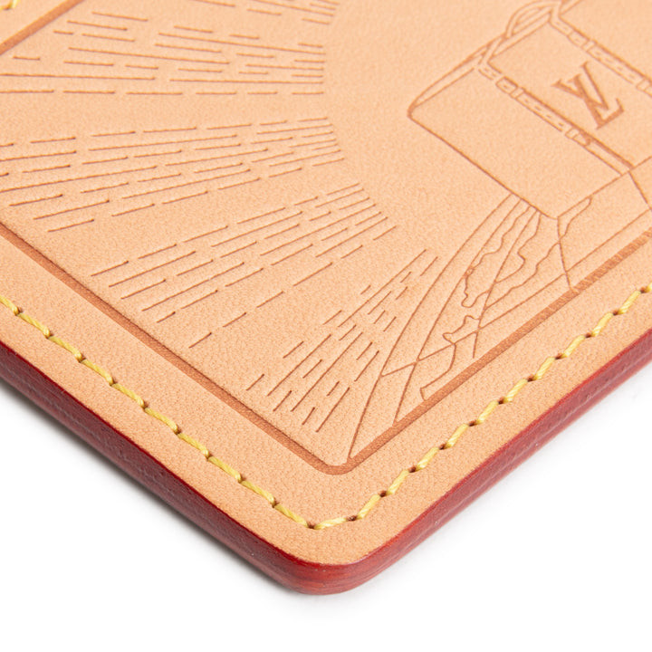 LOUIS VUITTON Vachetta Voyages Card Holder