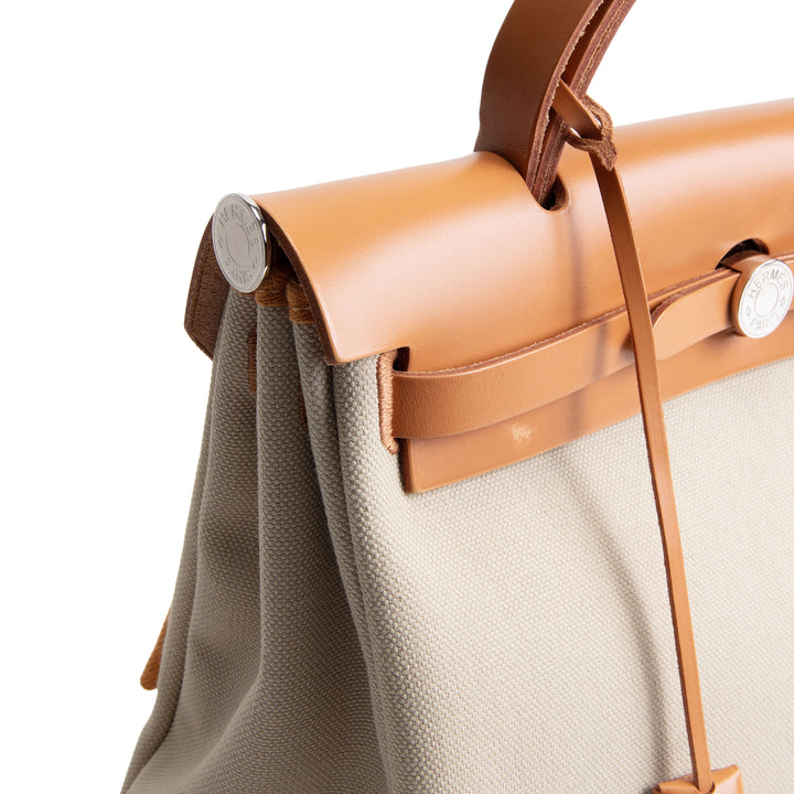HERMES Toile Herbag Zip 31