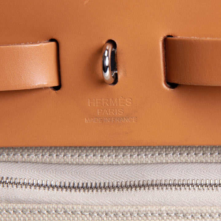 HERMES Toile Herbag Zip 31