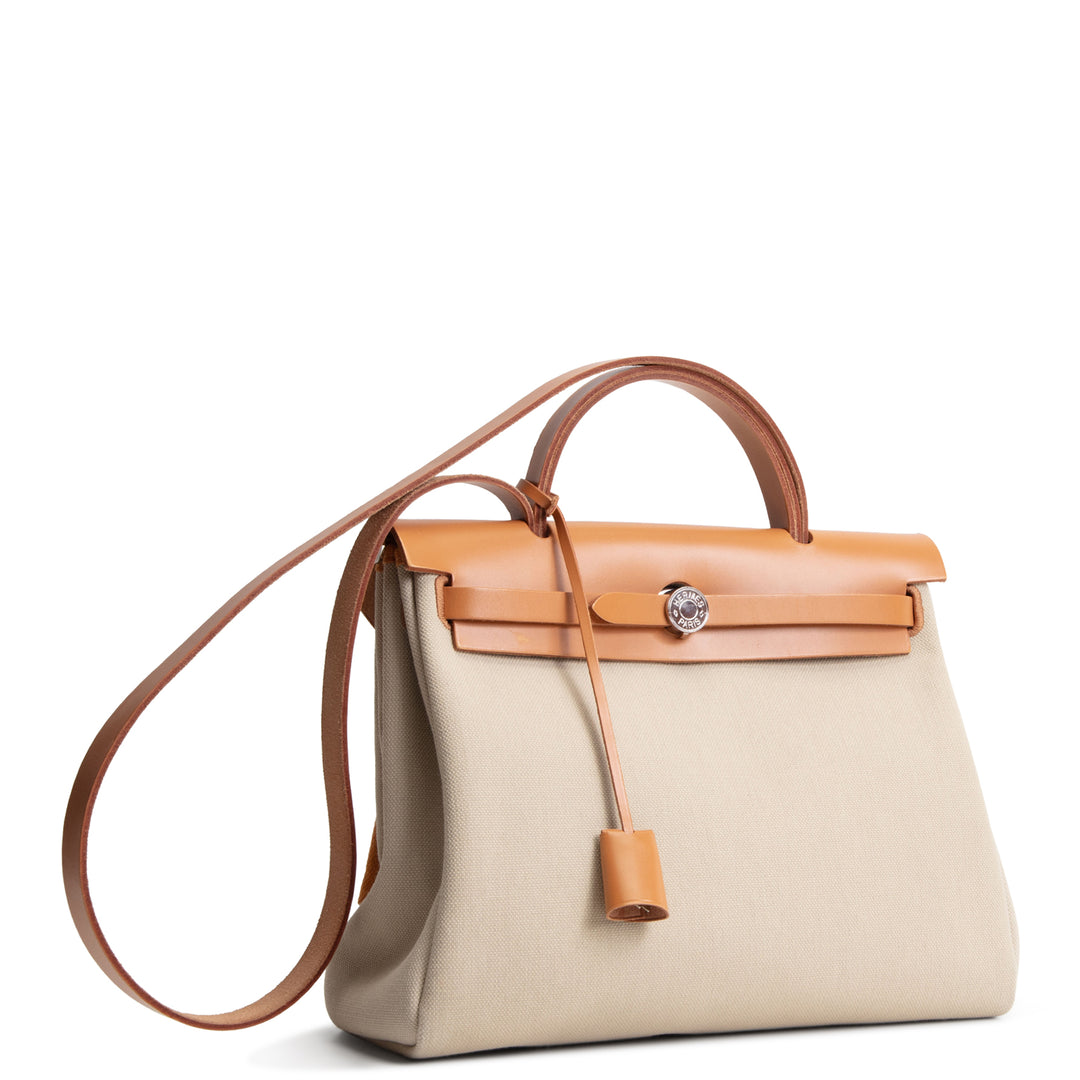 HERMES Toile Herbag Zip 31