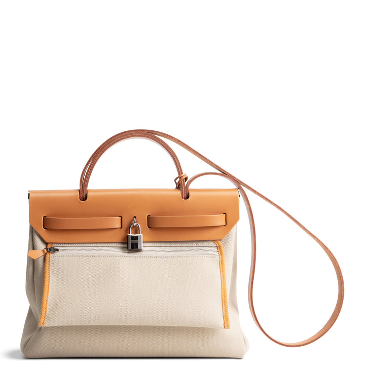 HERMES Toile Herbag Zip 31