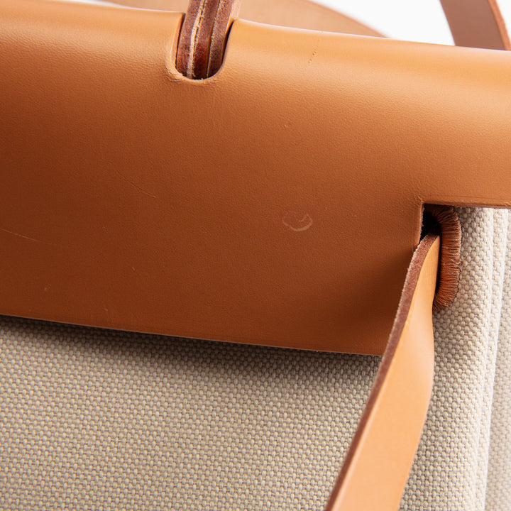HERMES Toile Herbag Zip 31