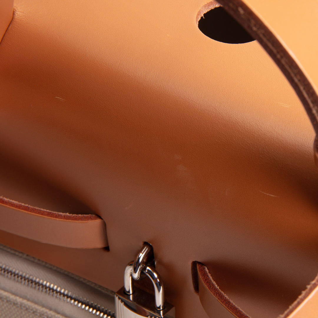 HERMES Toile Herbag Zip 31