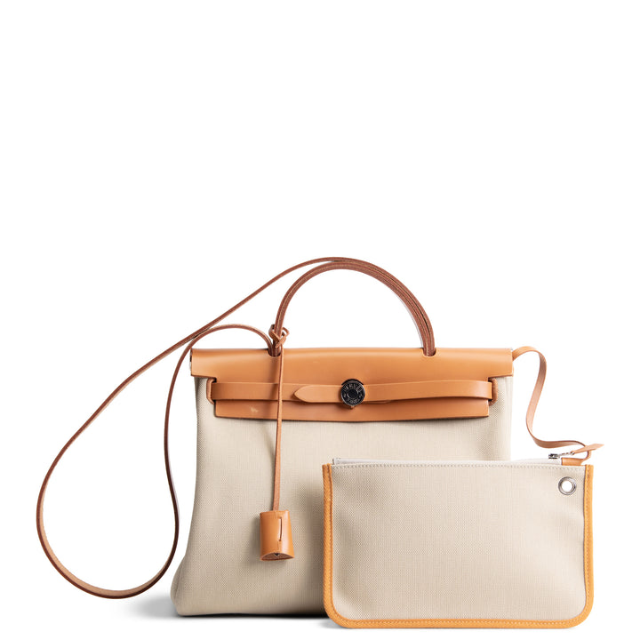 HERMES Toile Herbag Zip 31