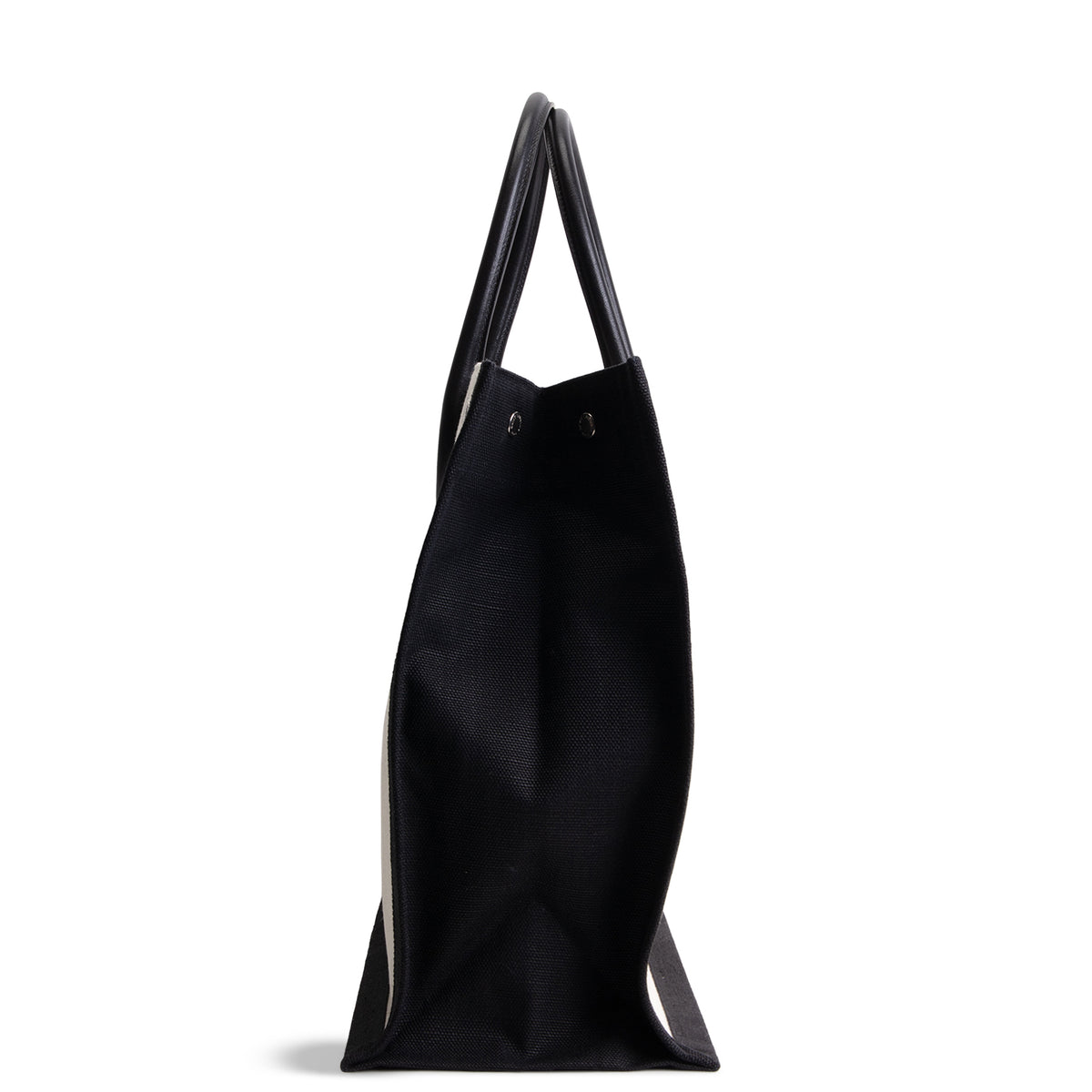 SAINT LAURENT Canvas Large Rive Gauche Tote - Neutral