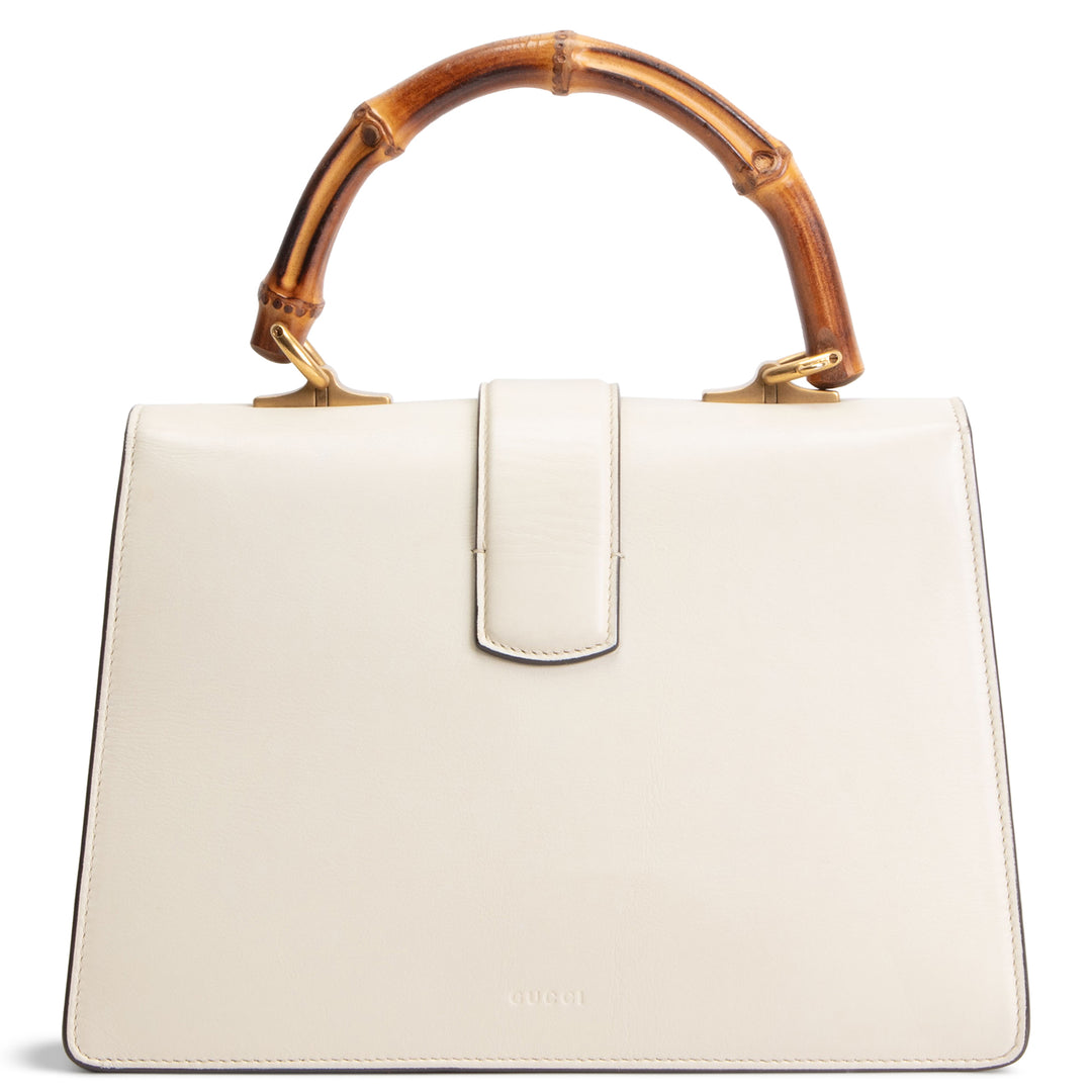 GUCCI Dionysus Bamboo Top Handle w/ Web Strap - Cream/Blue/Red
