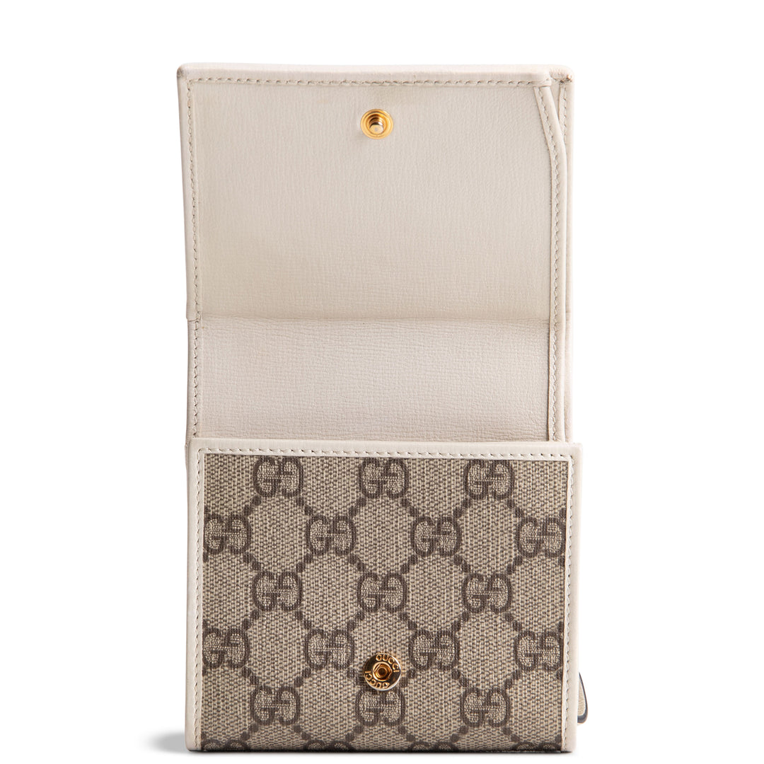 GUCCI Horsebit Wallet GG Supreme