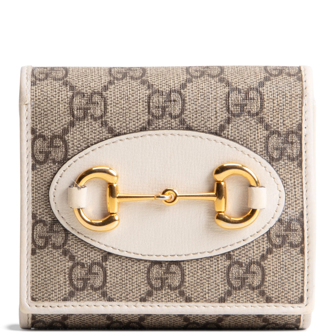 GUCCI Horsebit Wallet GG Supreme