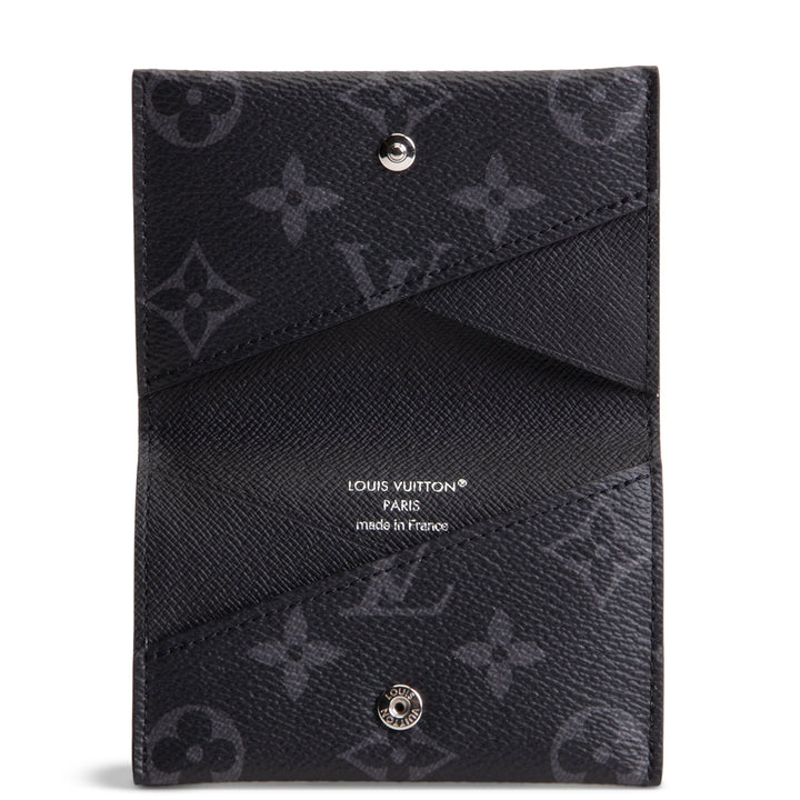 LOUIS VUITTON Monogram Eclipse Double Card Holder