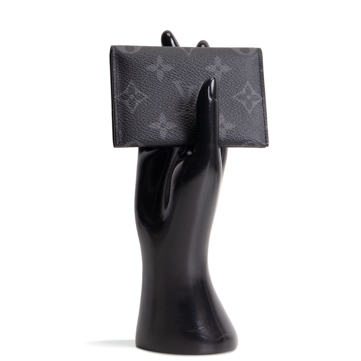 LOUIS VUITTON Monogram Eclipse Double Card Holder