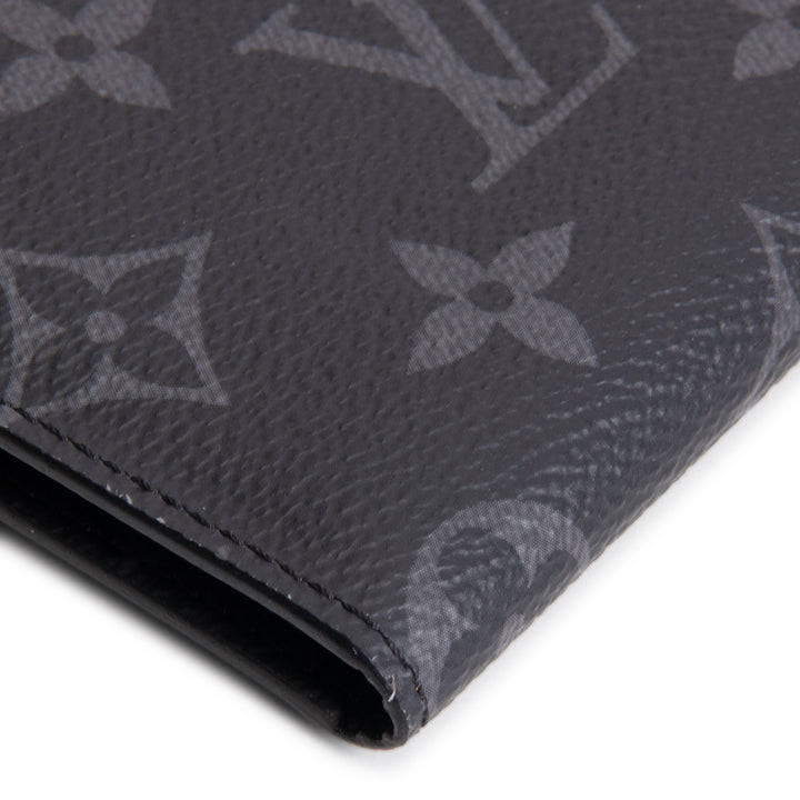 LOUIS VUITTON Monogram Eclipse Double Card Holder