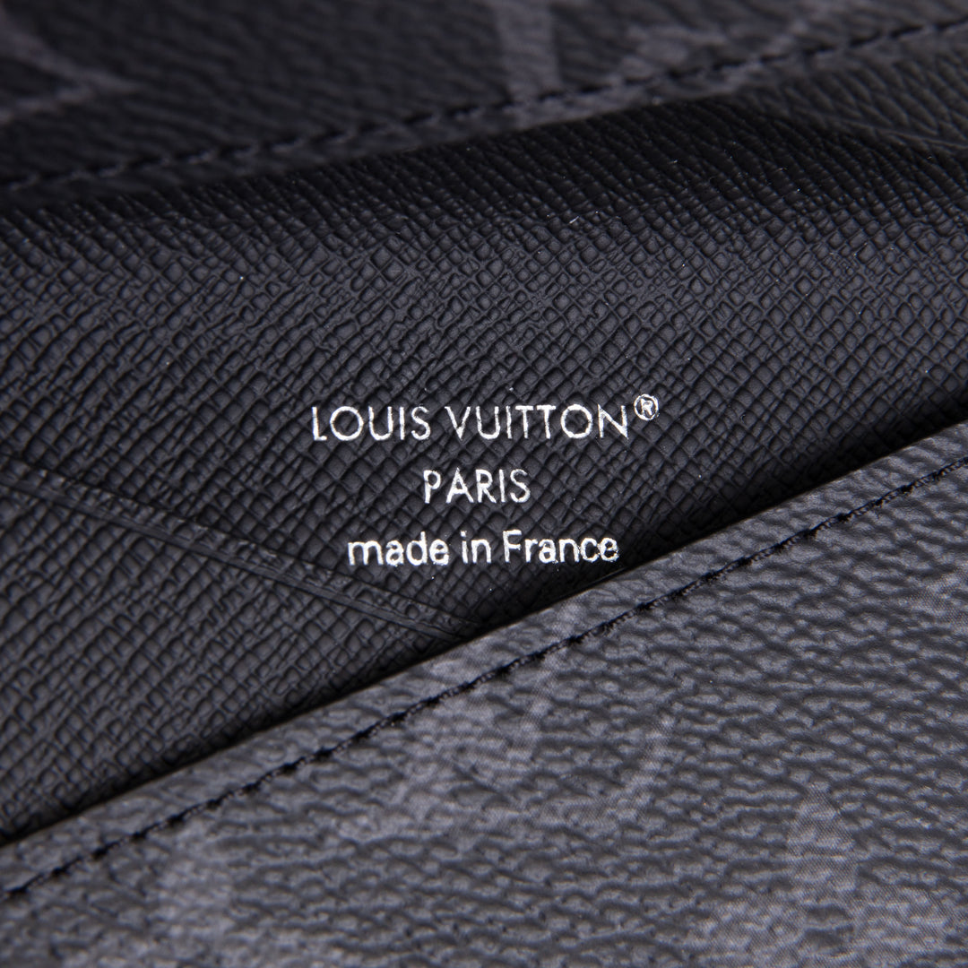 LOUIS VUITTON Monogram Eclipse Double Card Holder
