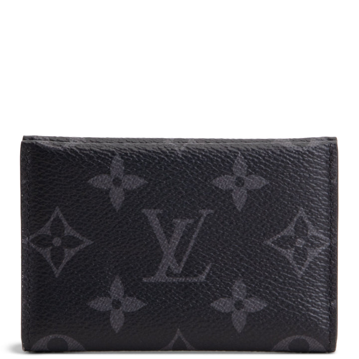 LOUIS VUITTON Monogram Eclipse Double Card Holder