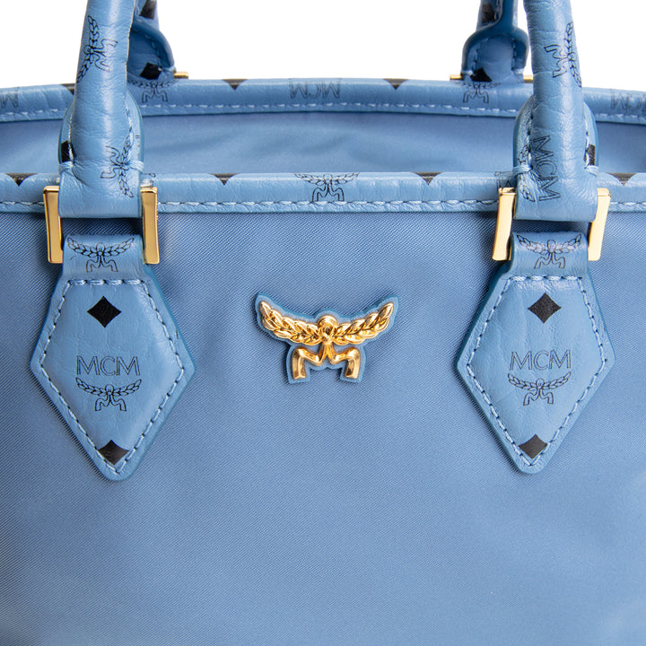 MCM X-Mini Nylon Aren Shopper - Blue